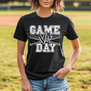 Game Day baseball Custom spirit t-shirt, mascot team Spirit wear for softball, great for teachers, baseball mom shirt