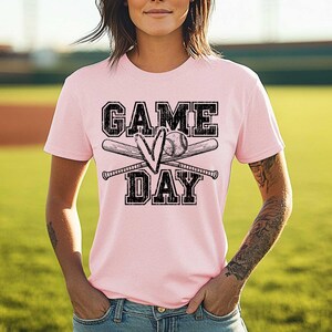 Game Day baseball Custom spirit t-shirt, mascot team Spirit wear for softball, great for teachers, baseball mom shirt
