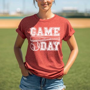 Game Day baseball Custom spirit t-shirt, mascot team Spirit wear for softball, great for teachers, baseball mom shirt