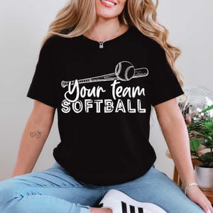 CUSTOM mascot ball mom, Custom spirit t-shirt, mascot team Spirit wear for baseball, great for teachers, softball mom shirt, YOU PICK