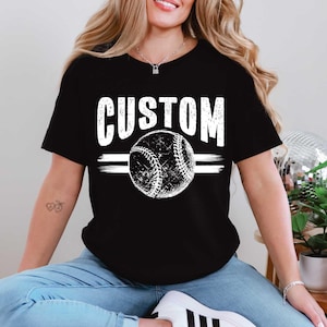 CUSTOM mascot ball mom, Custom spirit t-shirt, mascot team Spirit wear for baseball, great for teachers, softball mom shirt, YOU PICK