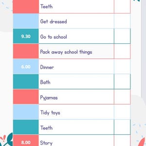 Customizable Daily Routine Planner (Printable)