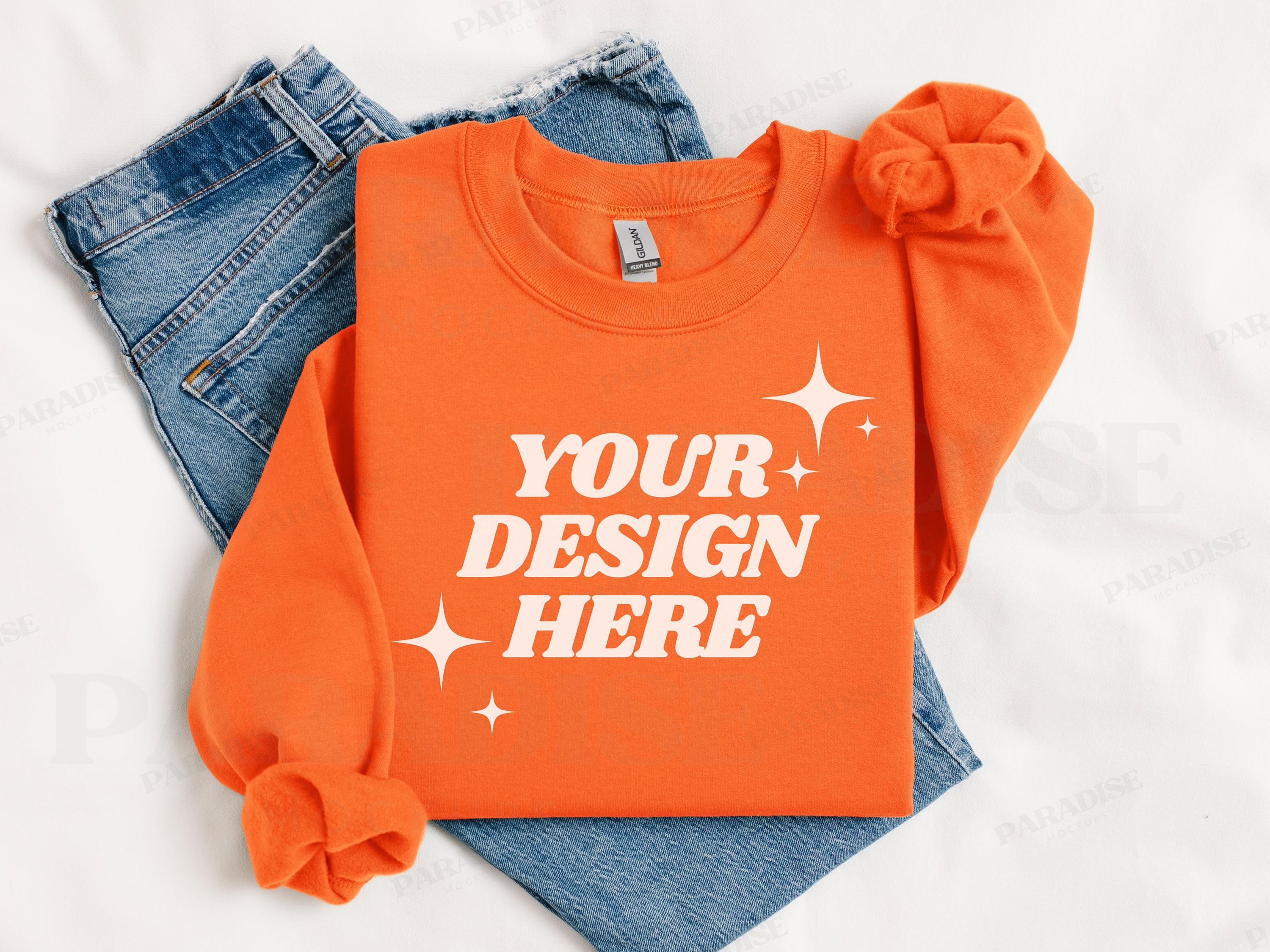 Gildan Fleece Crewneck Sweatshirt - Style G18000 Comfort Fit In Multiple Colors And Sizes