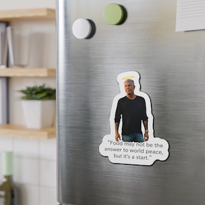 Anthony Bourdain Quote Die-Cut Magnets