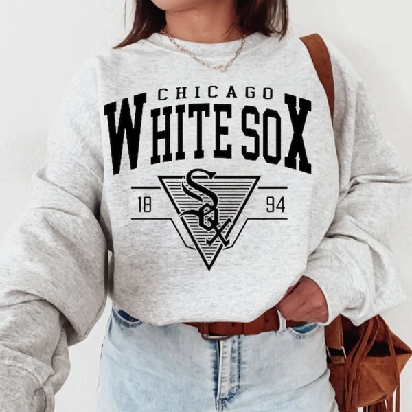 Vintage Mlb 90s Bootleg Chicago Shirt, Chicago Blue Baseball Hoodie, Vintage Baseball Fan Shirt, White Sox Shirt, Baseball Unisex