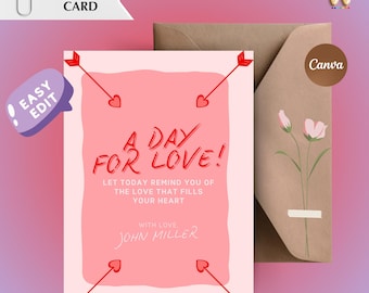 Valentines Day Card, Valentines gift, Printable Valentines Day Card, Valentines day gift for him her, Valentines greeting card,Digital File