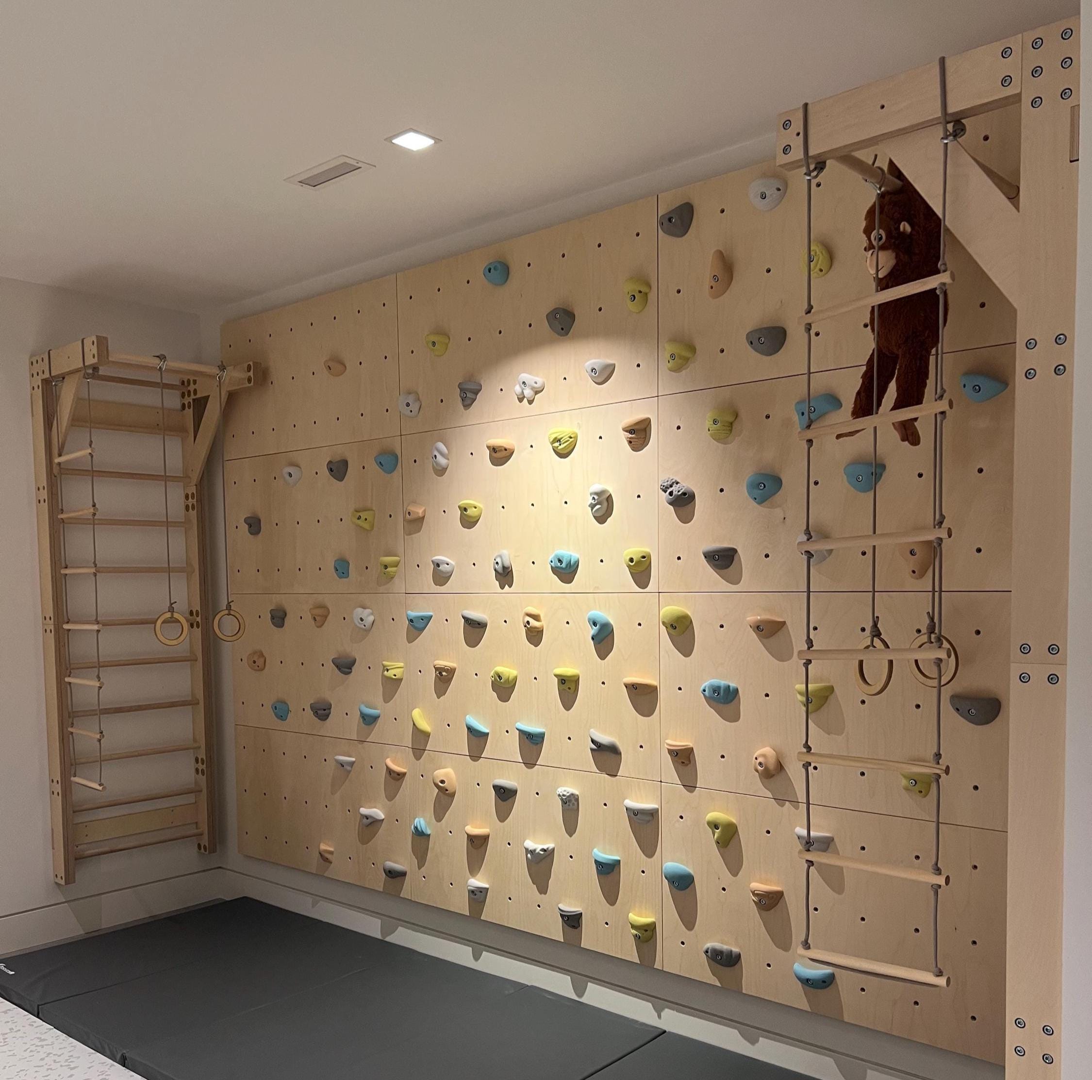 No Tariffs!! 3XL Custom Rock Climbing Ninja Wall! Motor