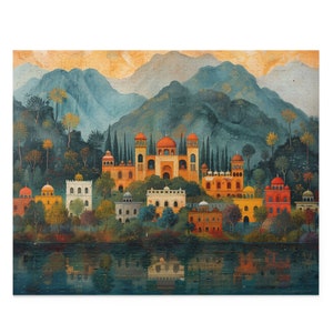 Sunset Serenity - Elegant Jigsaw Puzzle for Adults - 250, 500 pieces - Unique and Stylish Gift for Friends and Families
