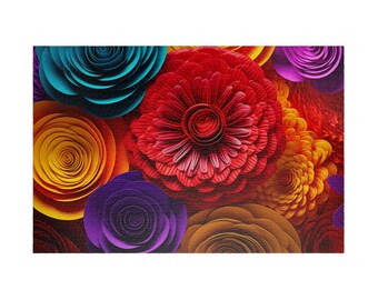 Vibrant Blooms - 1000 Piece Jigsaw Puzzle