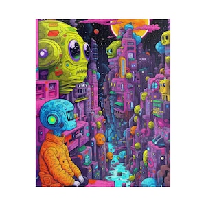 Cosmic Contemplation - Unique Jigsaw Puzzle - 250, 500, 1000  pieces