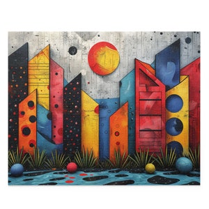 Urban Graffiti - Elegant Jigsaw Puzzle for Adults - 250, 500 pieces - Unique and Stylish Gift for Friends and Families