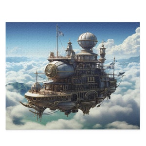 Skybound Citadel - Fantasy Jigsaw Puzzle for Adults - 120, 250, 500 pieces