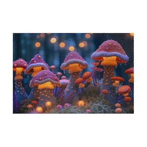 Enchanted Fungi - Unique Jigsaw Puzzle - 250, 500, 1000  pieces