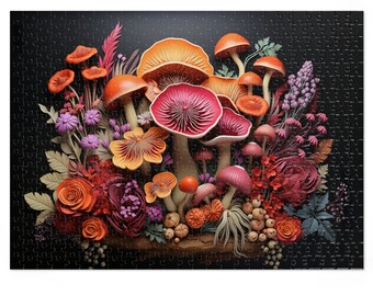 Mycological Bouquet - Premium Jigsaw Puzzle in Tin Box - 500 and 1000 pieces