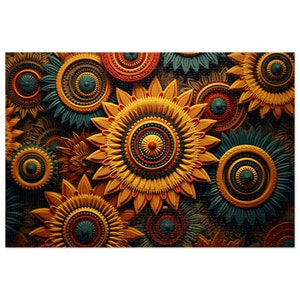 Mandala Blooms - 1000-Piece   Satin-finish Jigsaw Puzzle