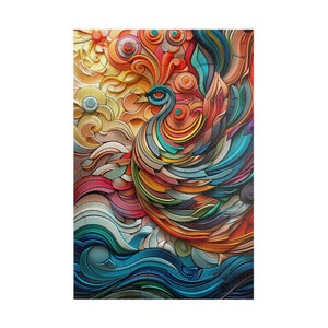 Colorful Birdwind - Jigsaw Puzzle for Adults - 250, 500, 1000 pieces - Unique Gift for Friends and Families