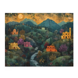 Rolling Hills - Elegant Jigsaw Puzzle for Adults - 250, 500 pieces - Unique and Stylish Gift for Friends and Families