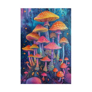 Mystic Mushrooms - Unique Jigsaw Puzzle - 250, 500, 1000  pieces