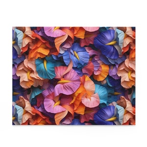 Paper Iris Pile - Challenging Jigsaw Puzzle - 250 pieces, 500 pieces