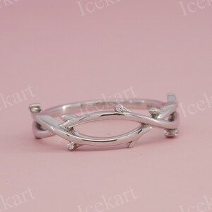 Twisted Vine Diamond Ring | Wedding Band | Wedding Ring | Lab Grown Diamond Band | Engagement Ring