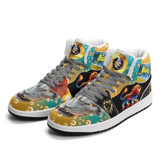 Judah Arise Sneakers - Printed Canvas Streetwear