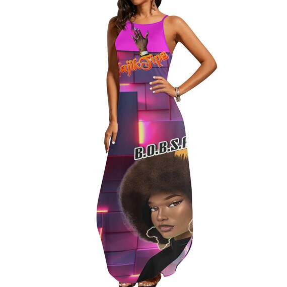 Women's Elegant Sleeveless MajikTipz Evening Dress