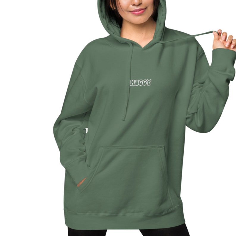 Muggy Hoodie Love Island UK Slang Sweatshirt Vintage Embroidered Hoodie