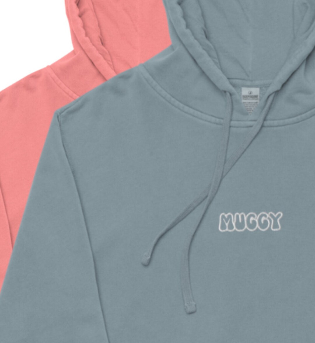 Muggy Hoodie Love Island UK Slang Sweatshirt Vintage Embroidered Hoodie