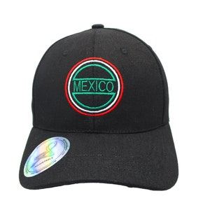 gorras mexicanas basseball negra