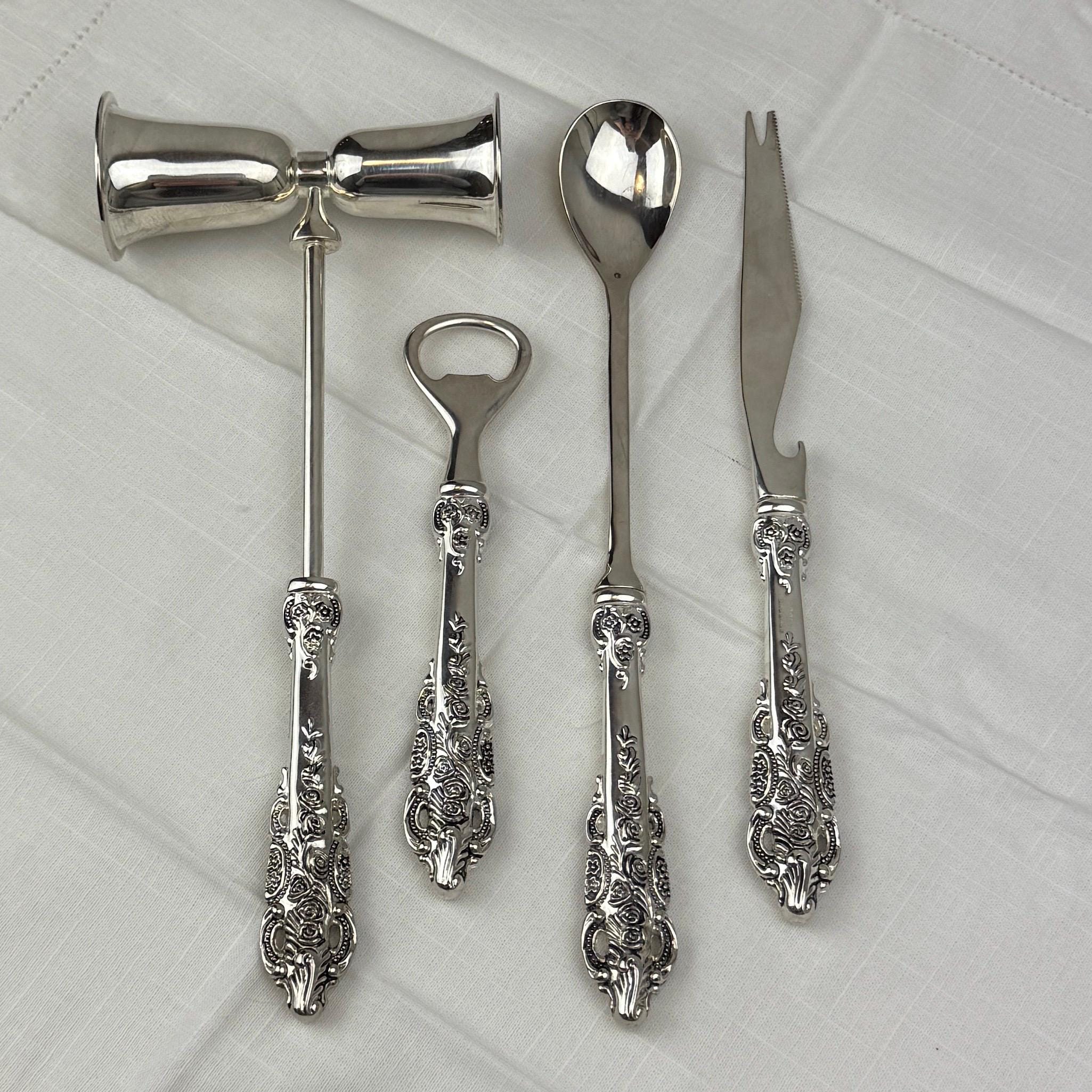 【Wallace】 Baroque ドリンク / カクテルトレー 25cm Lot 45: Wallace Grand Baroque Sterling Tea Set plus Urn