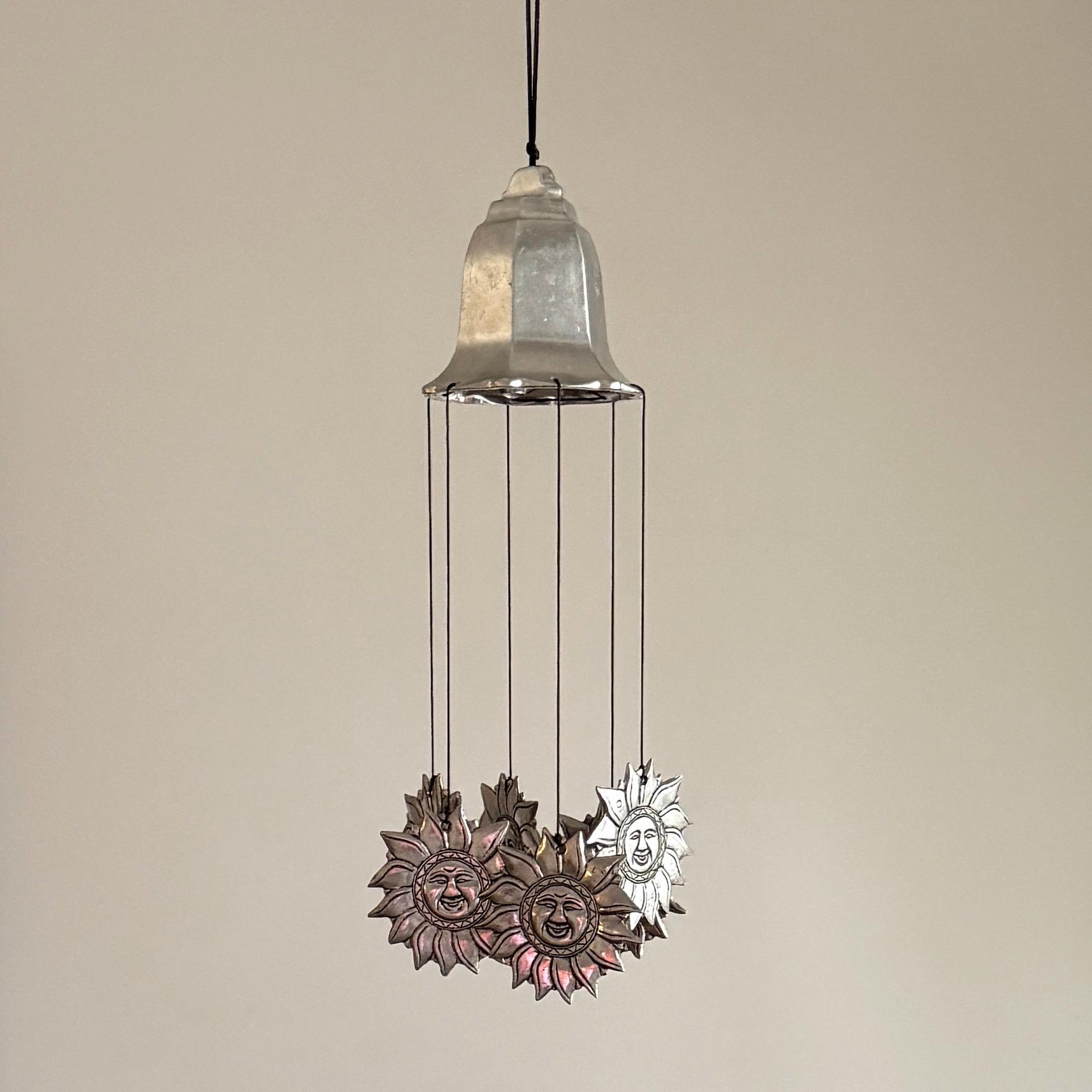 MooneyTunCo Windspiel Aus Zinn | „Geschenk Aus Dem Himmel“ Mit Gravur | Deko Für Garten, Balkon Oder Zimmer