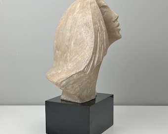 Stargazer Sculpture of a Woman's Head by David Fisher for Stargazer Sculpture of a Woman's Head by David Fisher for