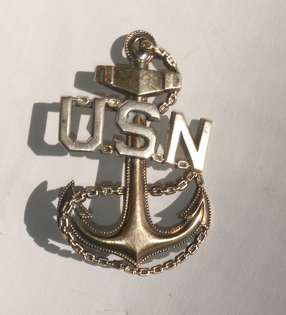Vintage 1960s USN Navy Charm Bracelet Military Pride From 