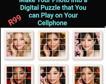 Un rompecabezas digital único, personalizado y a medida para el Día de la Madre que puedes jugar en tu teléfono móvil.