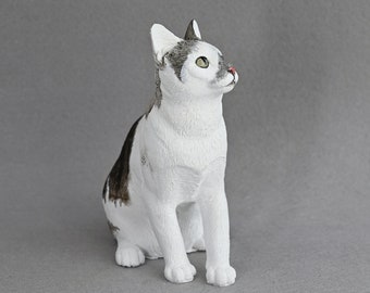 Kundenspezifische Katzen-Skulptur, Aromatherapie-Stein, Haustier-Erinnerungsgeschenk