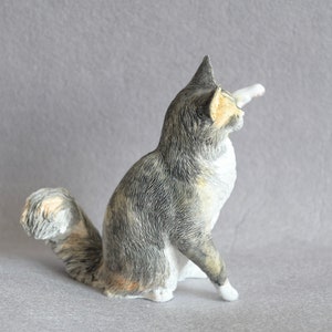 Cat Sculpture,Personalized Pet,Animal Sculpture,Cat Figurines,Pet Funeral,Pet Custom,Pet Memorial Gifts,Gifts for Cat Lovers