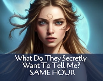 SAME HOUR What Do They Secretly Want To Tell Me? How Do They Think Feel? Ex Relationship Love Reading Friendship Psychic Reading Tarot