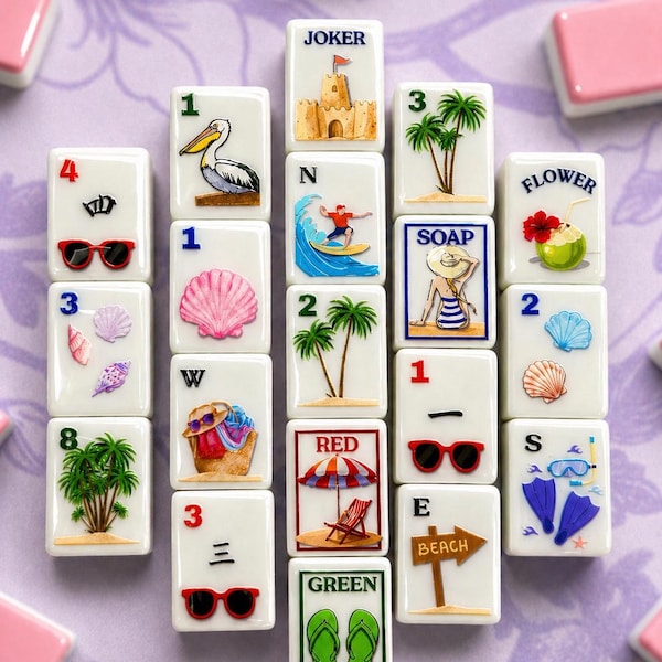 Mahjong Fliesenset (152 Fliesen)