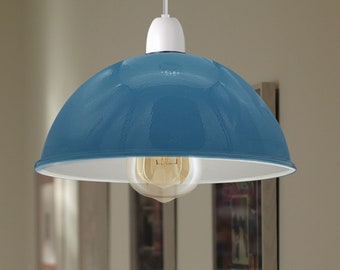 Retro Metal Pendant Ceiling /Table / Wall / Lampshades, Vintage Style, Ideal For Kitchen, Dining, Restaurants Easy Fit Lamp Shades