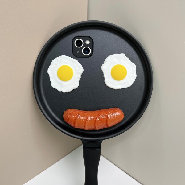 Frying Pan Egg Phone Case Etsy