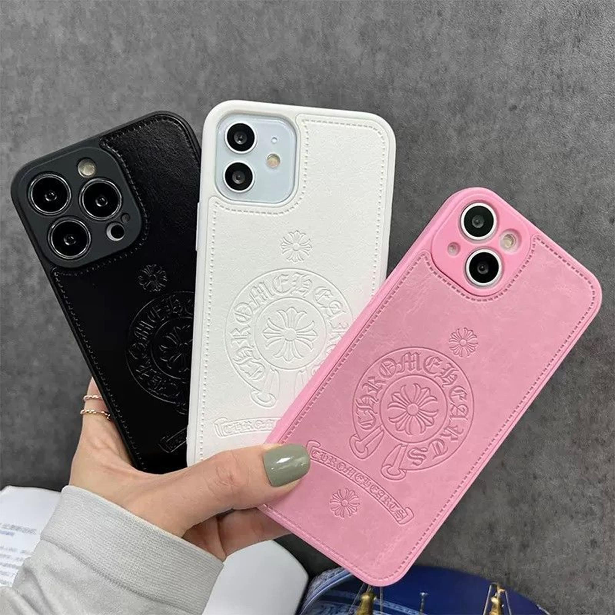 Luxury Brand Leather Case for Apple iPhone 14 13 12 11 Pro Max XR XS 8 7  Plus GG Louis Flower Original Designer Silicone Cover - AliExpress