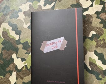 A6 Field Journal Inspired reusable sticker book