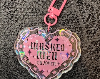 Masked Men Enjoyer Keychain