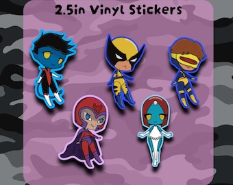 2.5in Vinyl Mini Mutant Stickers