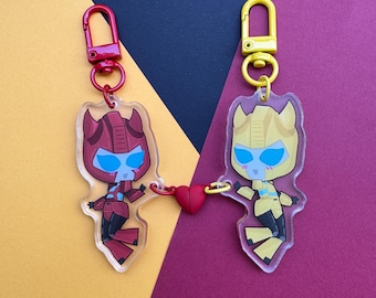 Charms magnéticos de robot BFF