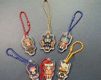 Mini amuletos de robot alienígena serie dos