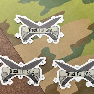 Trust No One Sticker