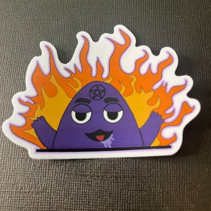 Purple Monster Overlord Sticker