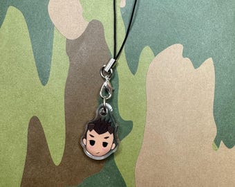 Chibi Mohawk phone charm