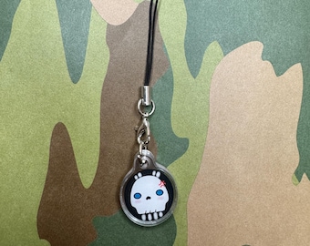 Telefoonbedel Chibi-schedel